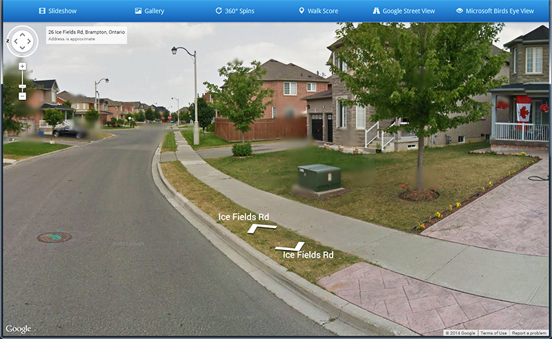 Google Street View Sample